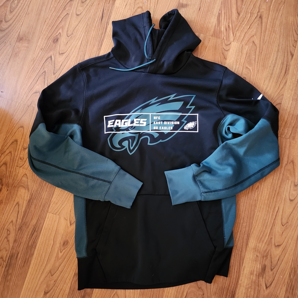Nike Black and Teal Fleece Jacket